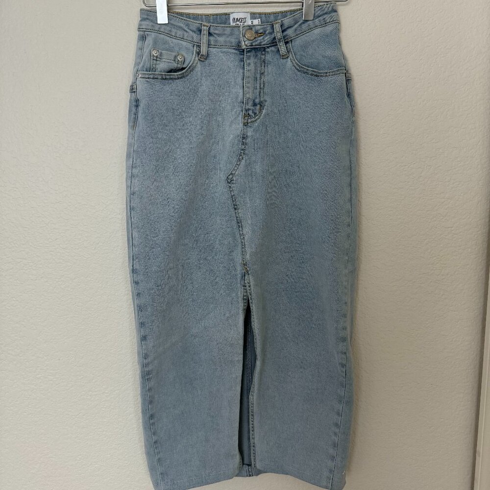 Princess Polly Batkins Denim Maxi Skirt
